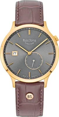 Obrázok produktu pre Bruno Söhnle 17-33212-841 Brunello II pánske náramkové hodinky, quartz, puzdro z nehrdzavejúcej ocele, zafírové sklo, kožený remienok, s kolíkovou sponou, 3 bar