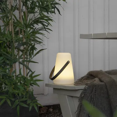 Produktbild von LED Dekoleuchte/Laterne LINTERNA - warmweiße LED - H: 20cm - Batterie - Timer - outdoor