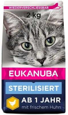 Obrázok produktu pre Eukanuba, suché krmivo pre sterilizované mačky, 2 kg