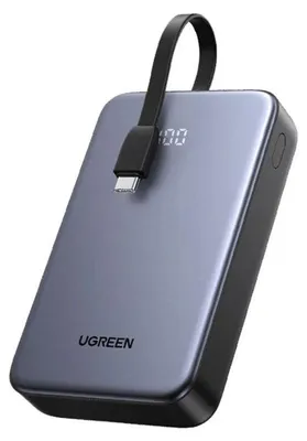 Image de Batterie externe Powerbank 20 000mAh AVEC CÂBLE INTÉGRÉ 22.5W PB505 UGREEN