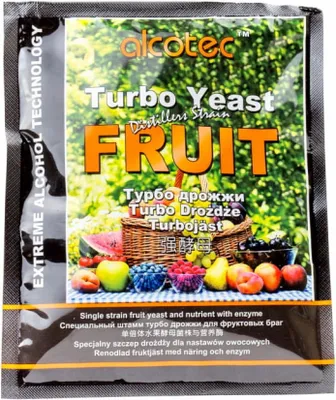 Produktbild von Alcotec Turbohefe - Fruit 60g, Turbo Hefe