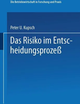 Zdjęcie produktu dla Das Risiko im Entscheidungsprozeß