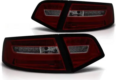 Produktbild von LED Lightbar Rückleuchten für Audi A6 C6 4F Limo Bj. 08-11 Rot/Smoke