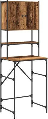 Obrázok produktu pre vidaXL Skriňa na práčku z recyklovaného dreva 68 x 48,5 x 194 cm, drevotrieska