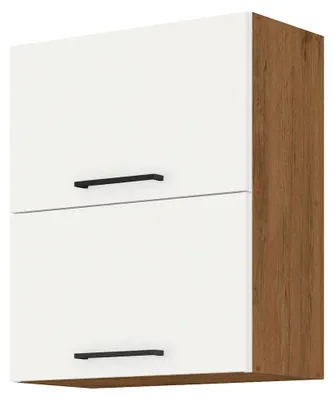 Produktbild von Hängeschrank 60 Eiche Lancelot Weiß Hochglanz Küchenzeile