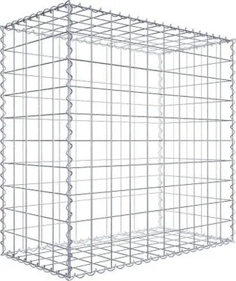 Produktbild von Gabione 100 cm x 100 cm x 50 cm (L x H x T), Maschenweite 10 cm x 10 cm, Spirale