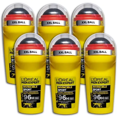 Immagine prodotto di Deodorante roll-on per uomo, 6 flaconi da 50 ml