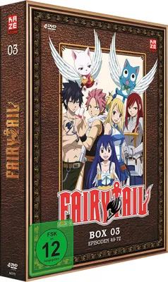 Produktbild von Fairy Tail - TV-Serie - DVD Box 3 (Episoden 49-72) (4 DVDs)