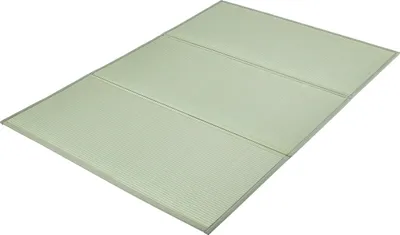 Produktbild von VEVOR japanische Tatami Matte faltbare japanische Tatami-Matratze 2032 x 1397 mm (natürliches Binsengras), Bodenmatratze mit rutschfester Rückseite, Futon-Matratze zum Schlafen Meditieren