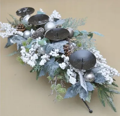 Produktbild von Artpol Weihnachts-Kerzenständer Gesteck für festliche Deko