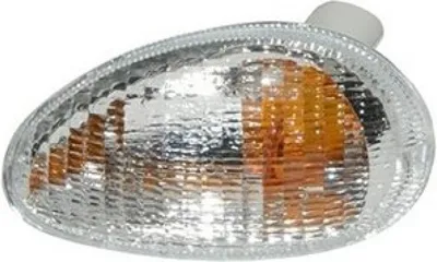 Produktbild von Vespa Blinkerglas vorne links, weiß kompatibel mit Vespa ET2 (mit Prüfzeichen)
