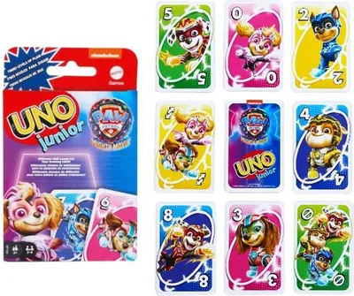 Zdjęcie produktu dla Games UNO Junior Paw Patrol, Gra karciana, Zrzucanie, 3 lat(a)