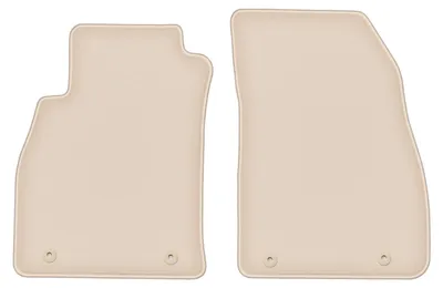 Produktbild von DURBAN Beige Velours-Fußmatten vorne für Chevrolet Malibu V Kombi, Liftback, Limousine (2011-2015)