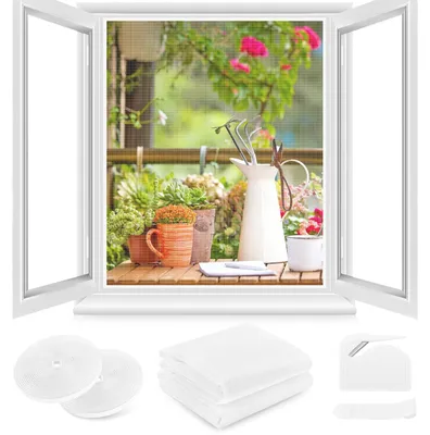 Productafbeelding van Solidchoice - Vliegenraam voor Vensters tot 130 x 150 cm