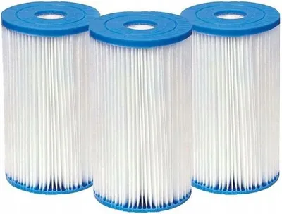 Zdjęcie produktu dla Intex 29003, Wkład z filtrem, Niebieski, Biały, Plastik, Nad basenem naziemnym, Okrągły, Wkład filtracyjny