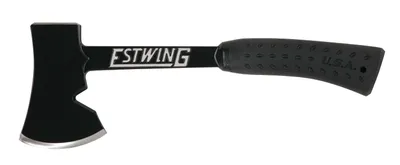 Obrázok produktu pre ESTWING outdoorová sekera s čiernou vinylovou rukoväťou, 85 mm, 850 g, s nylonovým ochranným krytom