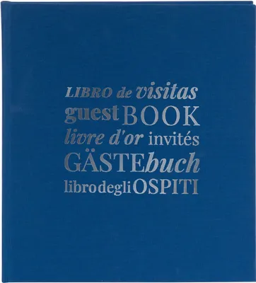 Produktbild von Goldbuch Gästebuch Linum 2.0 blau 23x25 cm