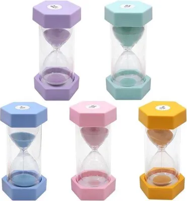 Produktbild von Farbenfrohe Sandspielset für Kinder - 5 Stücke - 3-5-10-20-30 Minuten - Lernen und Spielen - dekorative Timer Dusen Timer