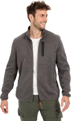 Produktbild von Camel Active Weste grau meliert Polyester weite Passform