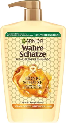 Produktbild von Garnier Fructis "Wahre Schätze" Reparierendes Shampoo mit Honig, 1000 ml
