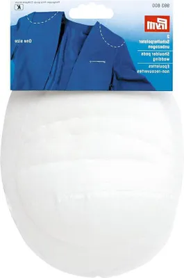 Obrázok produktu pre Ramenné vypchávky – výstuž do odevov – ramenné výstuhy pre krajčírstvo – rozmery 17 x 125 cm – biele