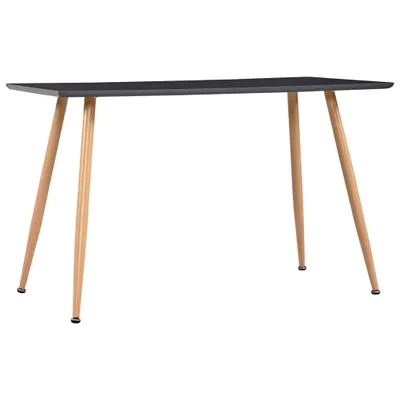 Immagine prodotto di Tavolo da pranzo grigio e rovere 120×60×74 cm MDF