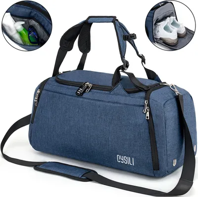 Produktbild von STILVORA 3 in 1 42L Reisetaschen Herr/Damen mit Schuhfach,groß Sporttasche mit nassfsch,Handtaschen Trainingstasche mit kleinem Zahlenschloss,Wasserdichtes und strapazierfähiges Oxford Stoff