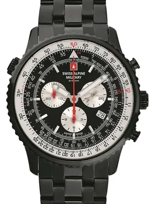 Zdjęcie produktu dla Swiss Alpine Military męski zegarek chronograf analogowy kwarcowy 7078.9177SAM stal nierdzewna