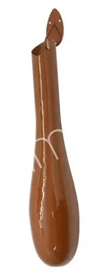Produktbild von Wall vase CAROA Ø13x58cm Braun