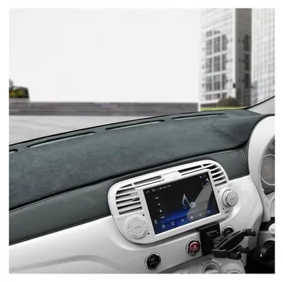 Produktbild von Armaturenbrettmatte FIAT 500 2008-2023, rutschfest, Schwarz
