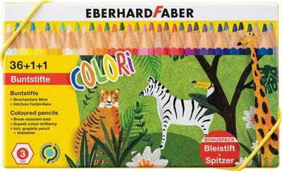Produktbild von Eberhard Faber EF-514838 Kleurpotloden Set