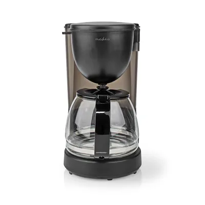 Imagen del producto de Máquina de café Nedis - Café de filtro - 1.25 litros - 10 tazas - Función de mantener caliente - Color negro
