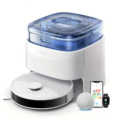 Zdjęcie produktu dla Odkurzacz robot – Odkurzacz robot z funkcją mopowania – Robot mopujący – Automatyczny odkurzacz – Robot odkurzający