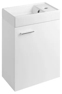 Produktbild von ZOJA Unterschrank mit Keramik Waschtisch 40x22 cm, weiß