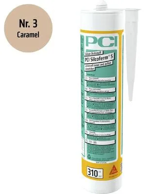 Produktbild von PCI Silcoferm® S Silikon Dichtstoff für innen und aussen caramel 310 ml