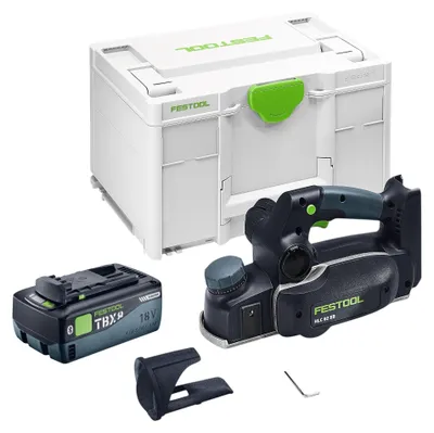 Produktbild von Festool HLC 82 EB-Basic Akku Hobel 18 V 82 mm Brushless + 1x Akku 8,0 Ah + Systainer - ohne Ladegerät