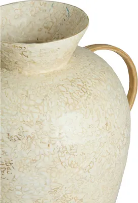 Produktbild von Light & Living - Vase Leri - Creme - Ø30x31cm