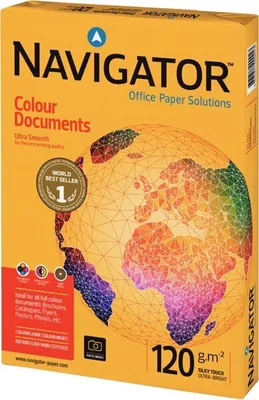 Produktbild von Navigator Colour Documents Kopierpapier A3 120g weiß sehr hohe Weiße