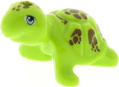 Obrázek produktu pro 1x Lego zvířátko želva limetkově zelená Friends Bubbels 41019 6028753 11603pb01