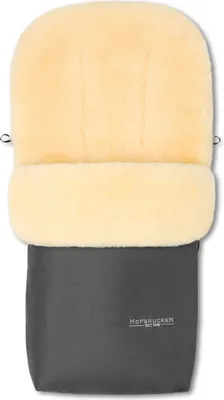 Produktbild von Hofbrucker Lammfell-Fußsack Putzi für Kinderwagen und Buggy