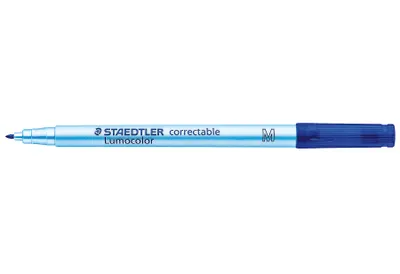 Zdjęcie produktu dla Staedtler Lumocolor 305, Średni, 1 kol., Niebieski, 1 mm, Atrament na bazie wody