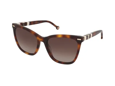 Produktbild von Carolina Herrera CH 0044/S Havana ivory 55/18/145 Damen Sonnenbrillen