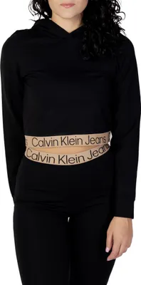 Obrázok produktu pre CALVIN KLEIN JEANS Sweatshirt Damen Viskose Schwarz GR74053 - Größe: XS