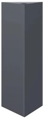 Produktbild von vidaXL Pflanzkübel Anthrazit Dreieckig 30x26x75 cm Stahl