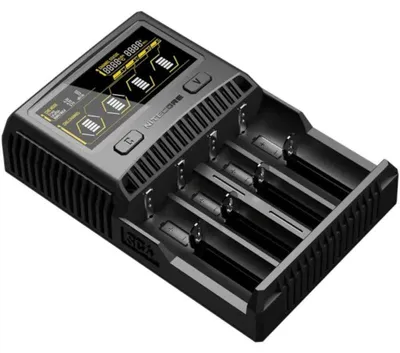 Zdjęcie produktu dla Nitecore SC4, Litowo-żelazowo-fosforanowy (LiFePO4), Litowo-jonowa (Li-Ion), AA, AAA, AAAA, C, D