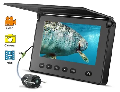 Image de Caméra sous-marine - Caméra de plongée - Caméra d'inspection - Caméra pour la natation - Écran LCD de 4,3 pouces