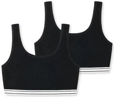 Produktbild von Schiesser Schüler Mädchen 2 er Pack Bustiers Gr. 152  weiss