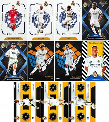 Produktbild von Daka 2025/2026 Real Madrid Special Card Set – Insert Cards – 11 Cards