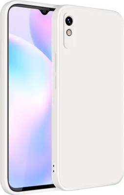 Produktbild von Redmi 9A Hülle, LaimTop Slim Liquid Silikon Gel Gummi Schutzhülle für Xiaomi Redmi 9A Weiß