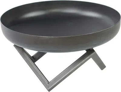 Produktbild von Feuerkorb Feuerschale Pan 10 Garten Gartenfeuer 60 70 80 cm unlackiert : 'E00464N-80cm'